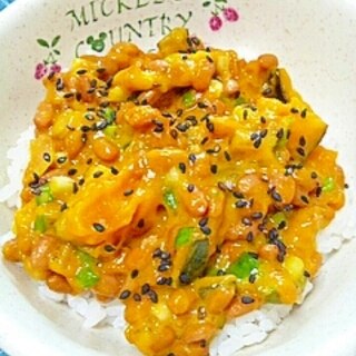 納豆の食べ方-柚子＆かぼちゃ♪